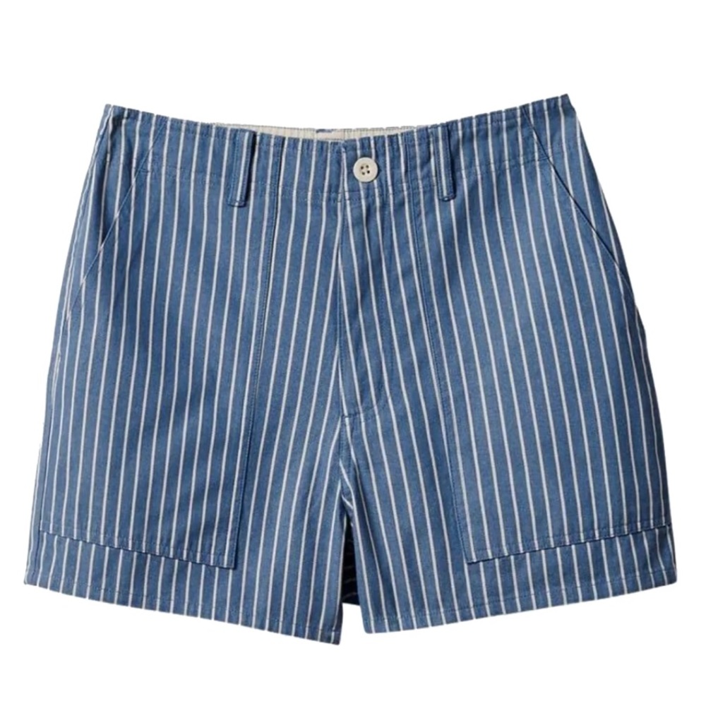 COPY - Brixton Women`s Vancouver High Waisted Shorts, size 31 NWT color Blue He…